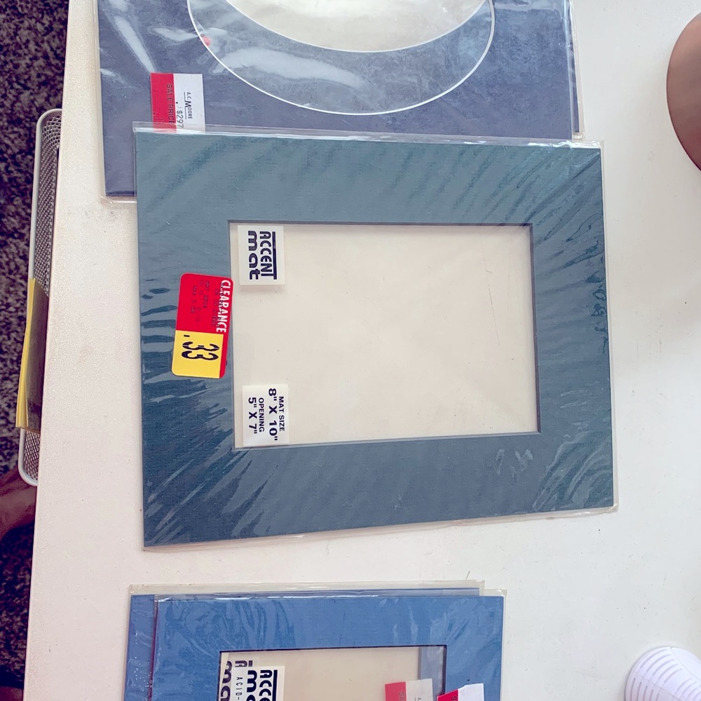 Photo frame mats
